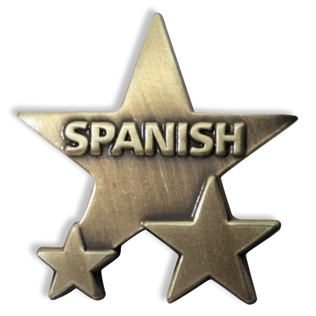 Spanish Badge: Metal Star (Single)