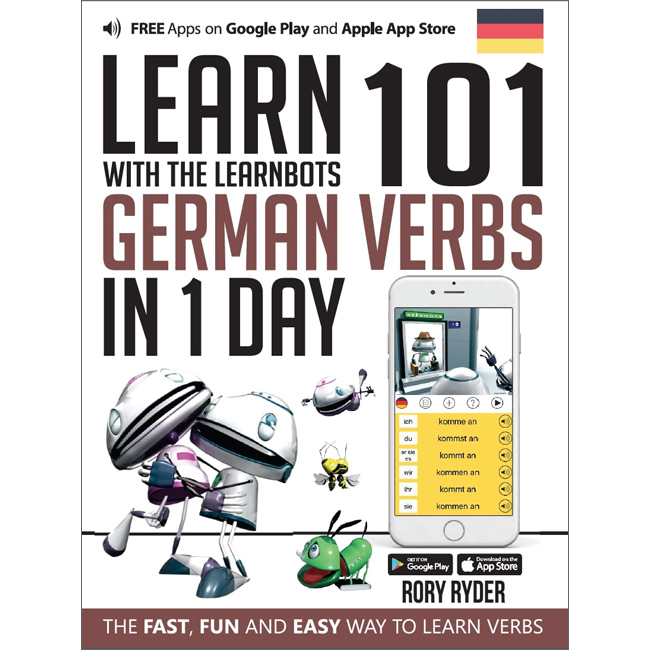Learn 101 German Verbs In 1 day  (With the LearnBots)