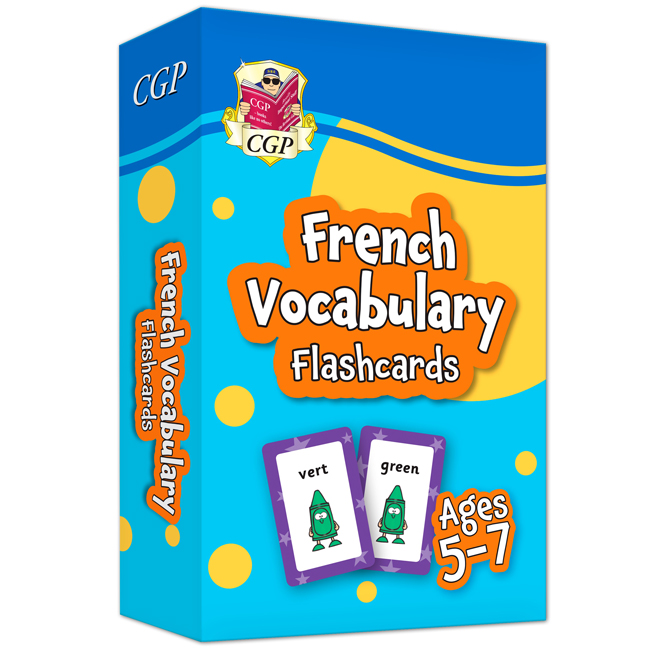 CGP French Vocabulary Flashcards: Ages 5-7