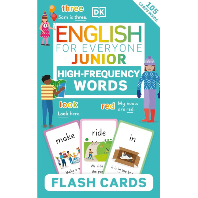 DK English for Everyone Junior: High-Frequency Words Flash Cards