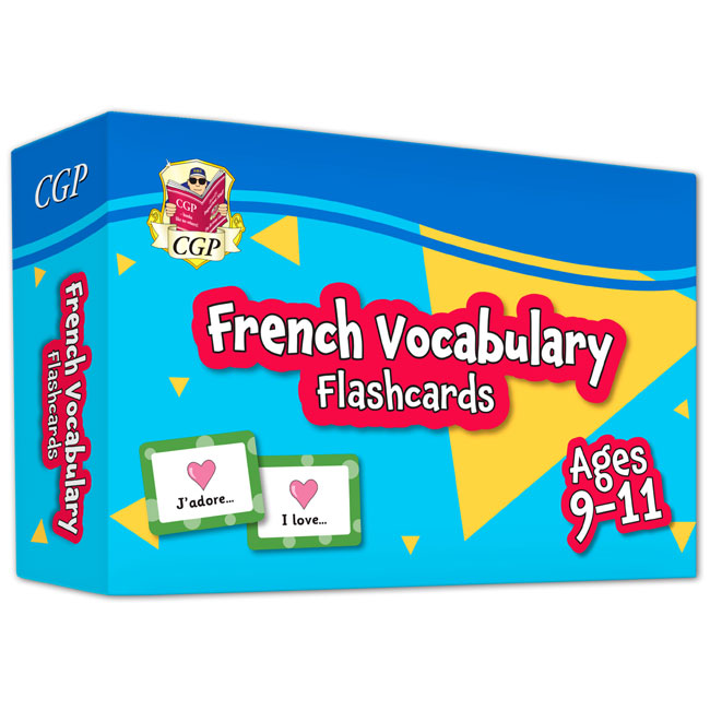 CGP French Vocabulary Flashcards: Ages 9-11