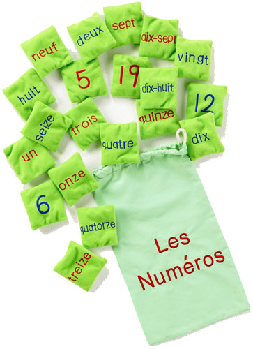 French Bean Bags - Numbers