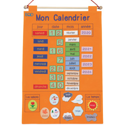 Mon Calendrier - French Fabric Calendar
