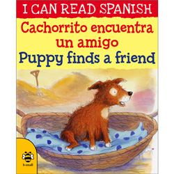 I can read Spanish - Cachorrito encuentra un amigo / Puppy finds a friend