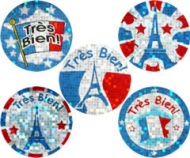 French Reward Stickers - Sparkling  (Mixed Pack of 125)