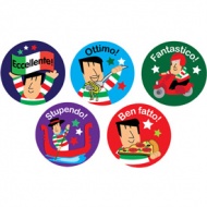 Italian Reward Stickers (Mixed Pack of 125)