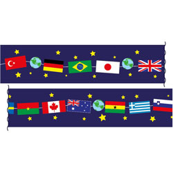 World Flags Border / Board Trimmer