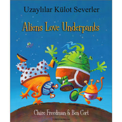 Aliens Love Underpants - Turkish & English