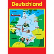 Map of Germany - A2 Poster
