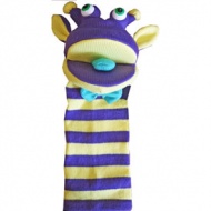 Sockette Glove Puppet - Rupert (Purple / Yellow)
