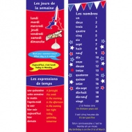 French Bookmarks - French Days & Numbers (Pack of 20)